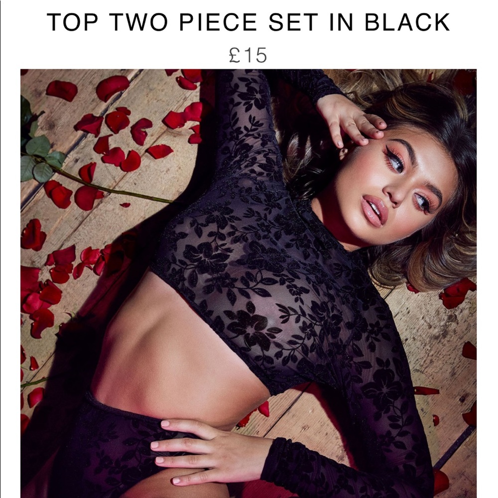 Oh Polly sheer beloved two piece set
